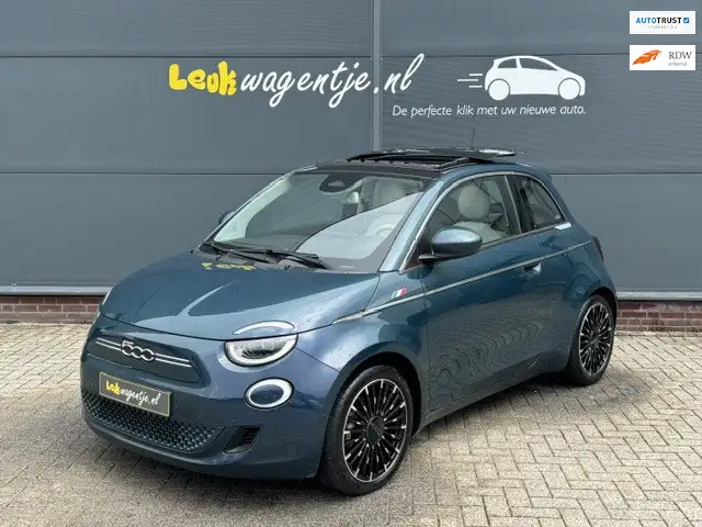 Fiat 500e La Prima 42 kWh *schuifdak *leder *vól opties