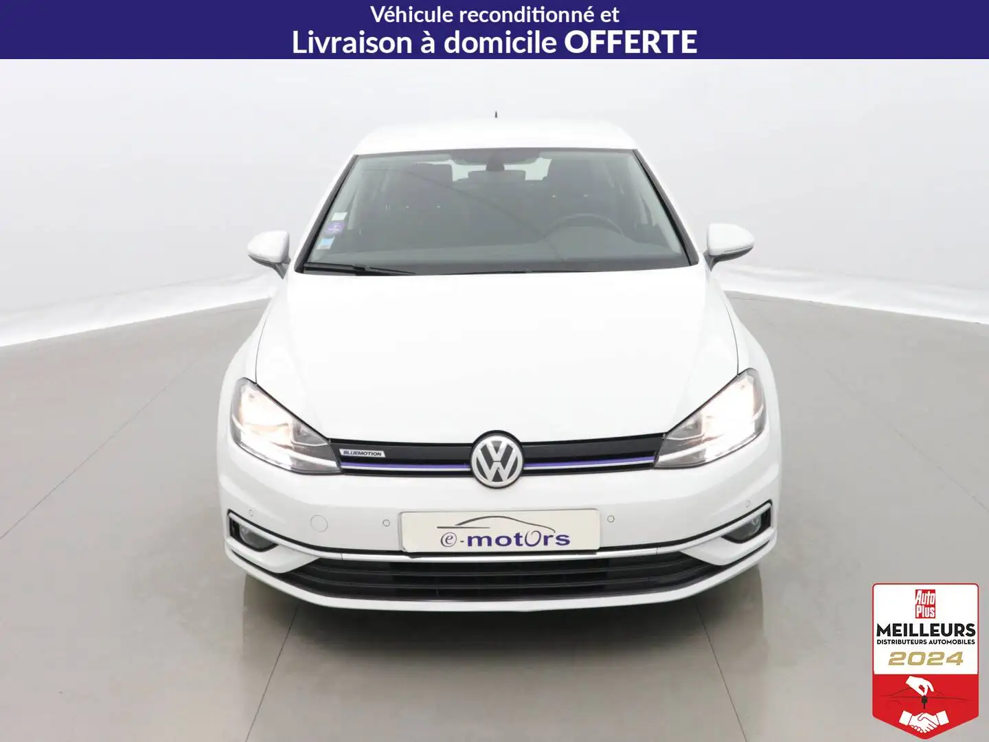 Volkswagen Golf TSI 130 BlueMotion DSG7 Confortline +GPS Blanc - 2