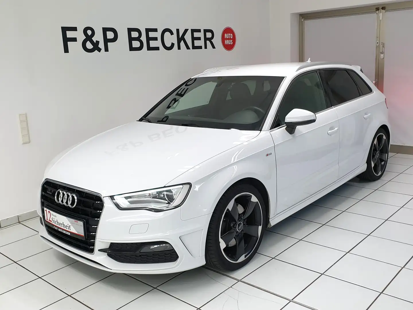 Audi A3 A3 2.0 TDI Sportback Quattro S Tronic S Line Blanc - 1