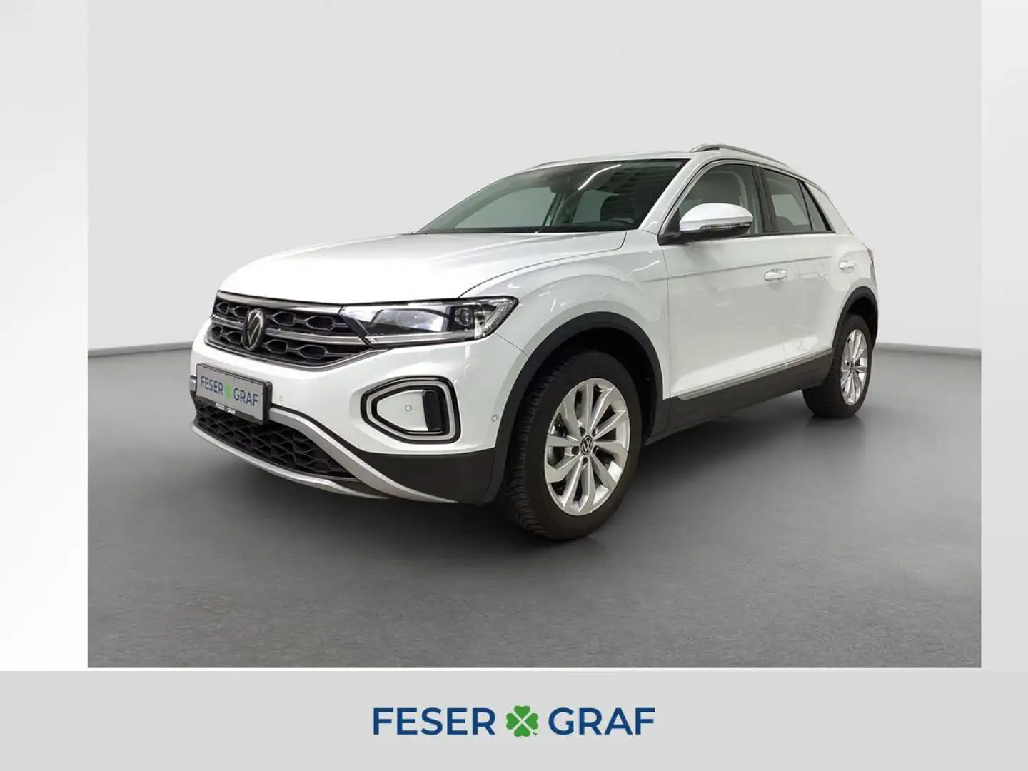 Volkswagen T-Roc Style 1.0 TSI ACC LED Navi APP PDC SHZ Weiß - 1