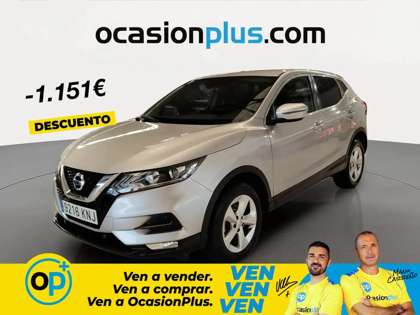 Nissan Qashqai 1.2 DIG-T Acenta 4x2 Gris - 1