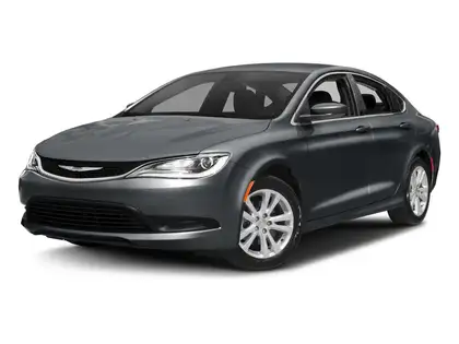 Gray 2016 Chrysler 200 Sedan Front-Wheel Drive Automatic
