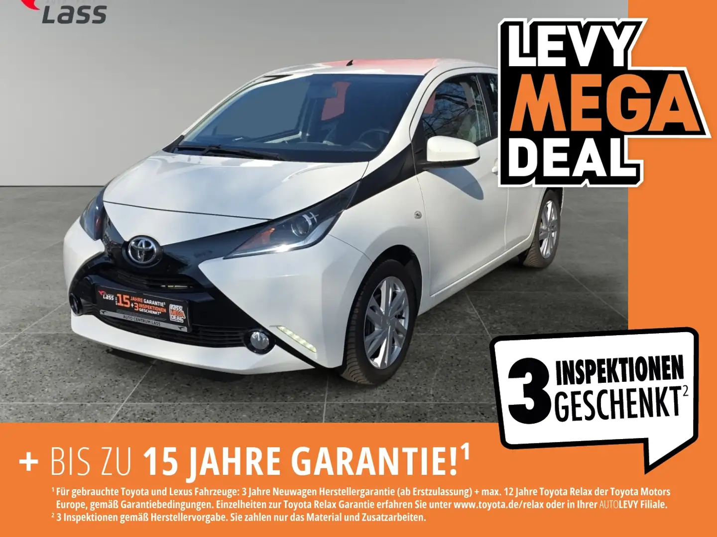 Toyota Aygo 1.0 x-play touch KAM LM Weiß - 1