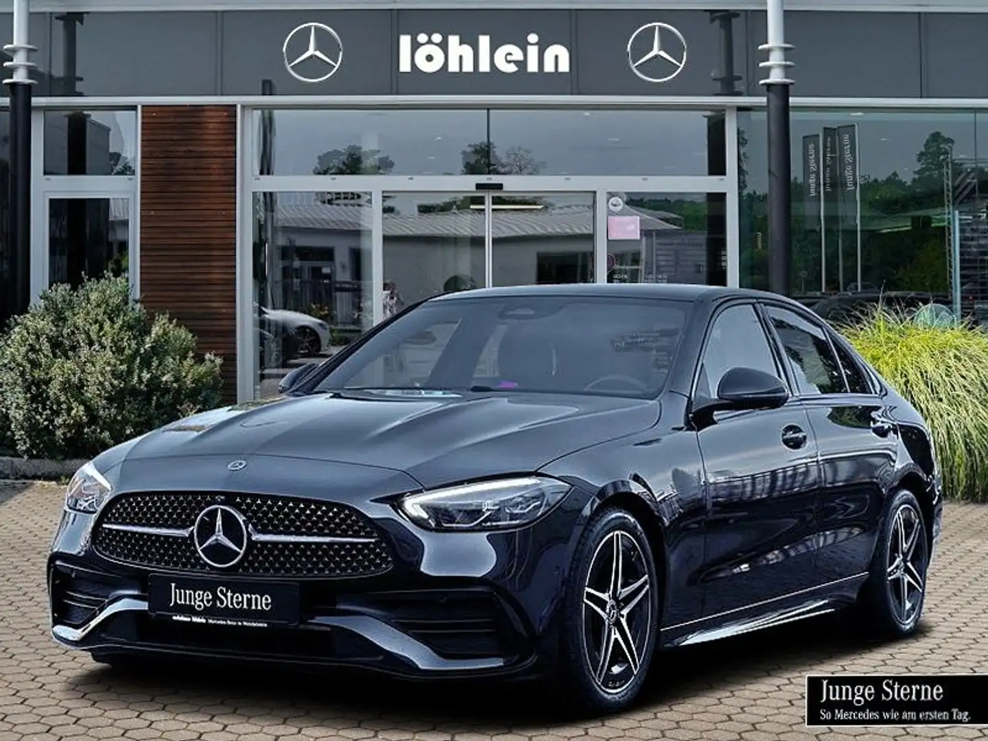 Mercedes-Benz C 200 d AMG ADV+ BURM+NIGHT+360°+AMBIENTE+DISTRO Schwarz - 2