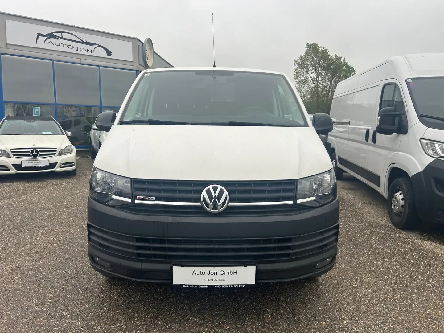 Volkswagen T6 Transporter Kasten lang 4Motion, MwSt., AHK, Klima, PickerlNEU Weiß - 2