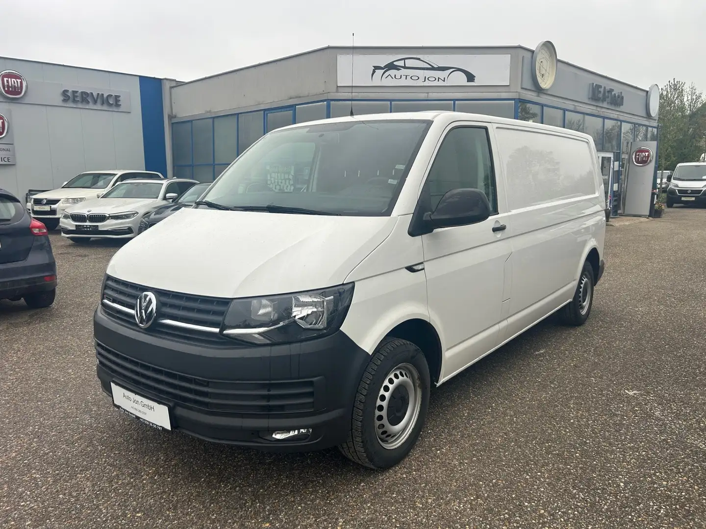 Volkswagen T6 Transporter Kasten lang 4Motion, MwSt., AHK, Klima, PickerlNEU Weiß - 1