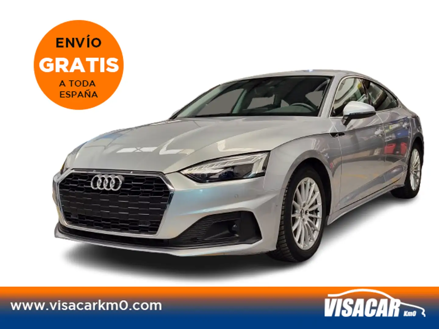 Audi A5 Sportback 35 TDI S tronic Argent - 1