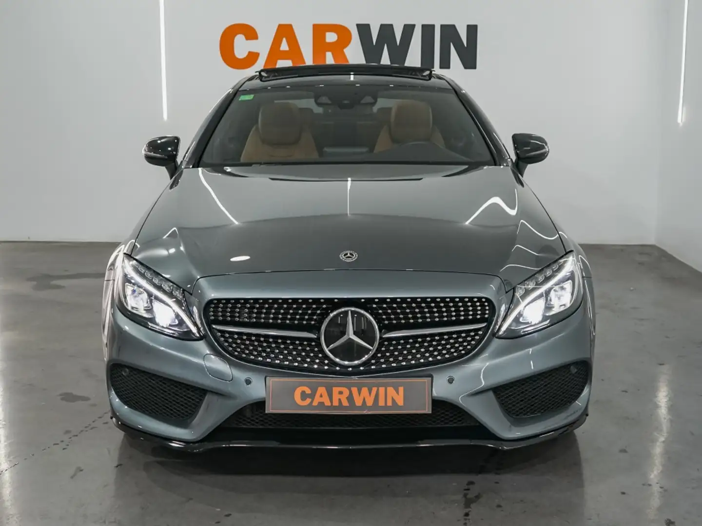 Mercedes-Benz C 250 Coupé 250d 4Matic 9G-Tronic Gris - 2