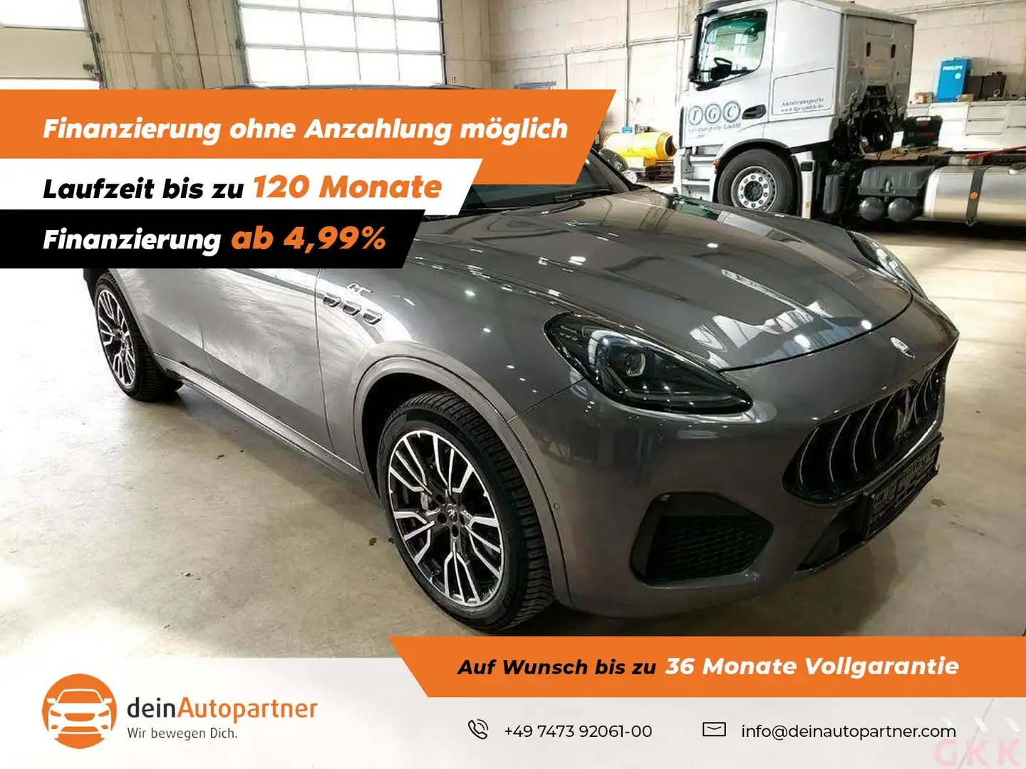 Maserati Grecale GT /LED/LEDER/HUD/PANO/360° KAMERA/VIRTUAL COCKPIT Grau - 1