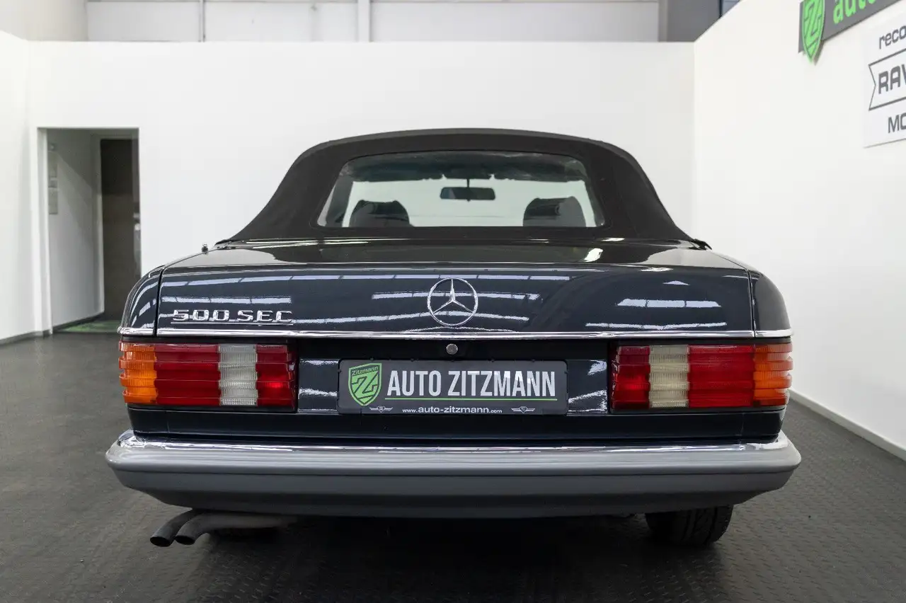 Mercedes-Benz 500 SEC Cabrio/KLIMA/TEMPO/RARITÄT/H-KENNZEICHEN, foto 10