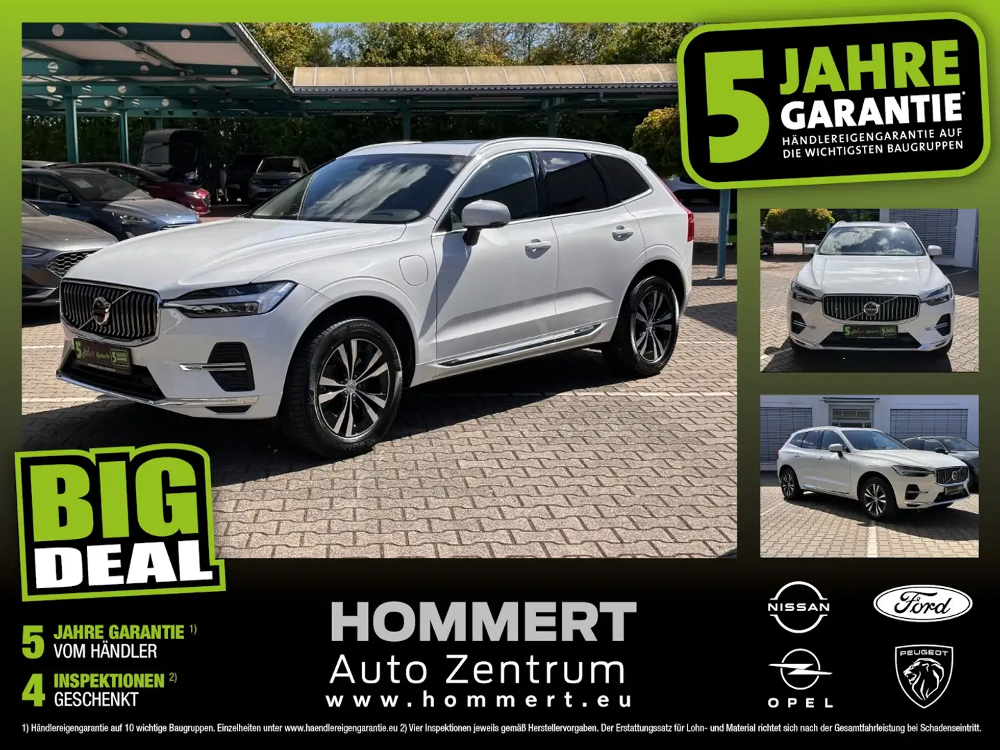 Volvo XC60 T8 Recharge AWD Inscription *Standh*Kamera* Blanc - 1