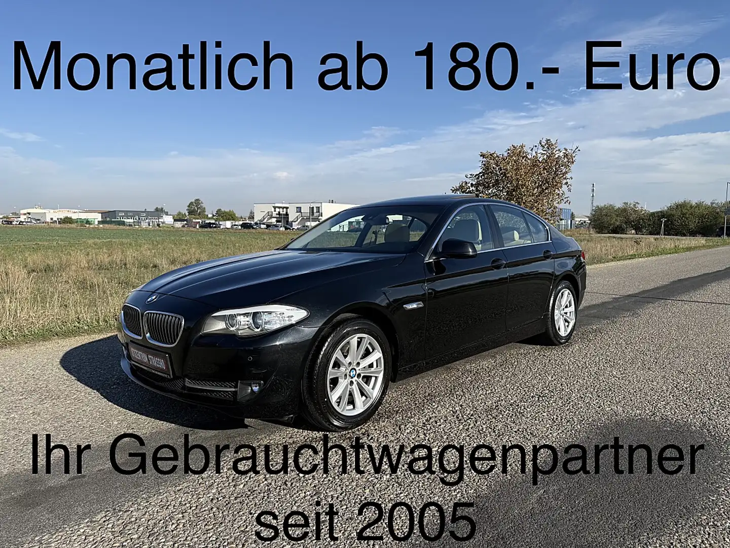 BMW 520 d Aut. *Pensionistenfahrzeug* Schwarz - 1