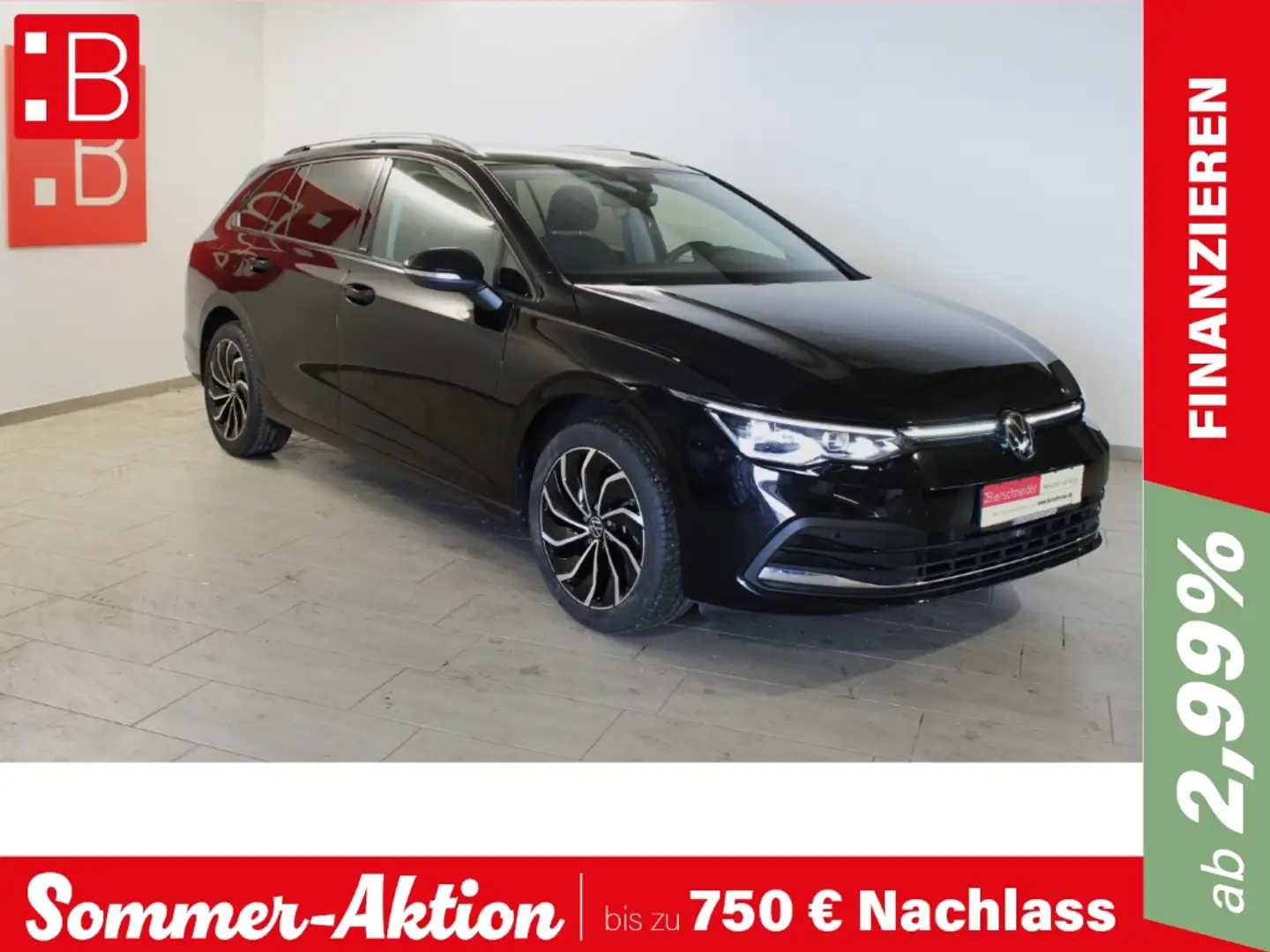 Volkswagen Golf Variant 8 1.0 eTSI DSG Move 17 AHK LED Schwarz - 1