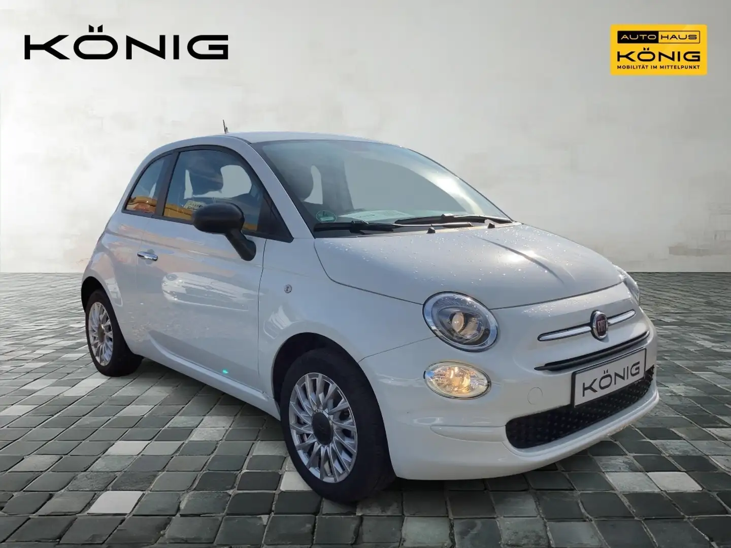 Fiat 500 Klima *CarPlay *Radio Blanc - 2