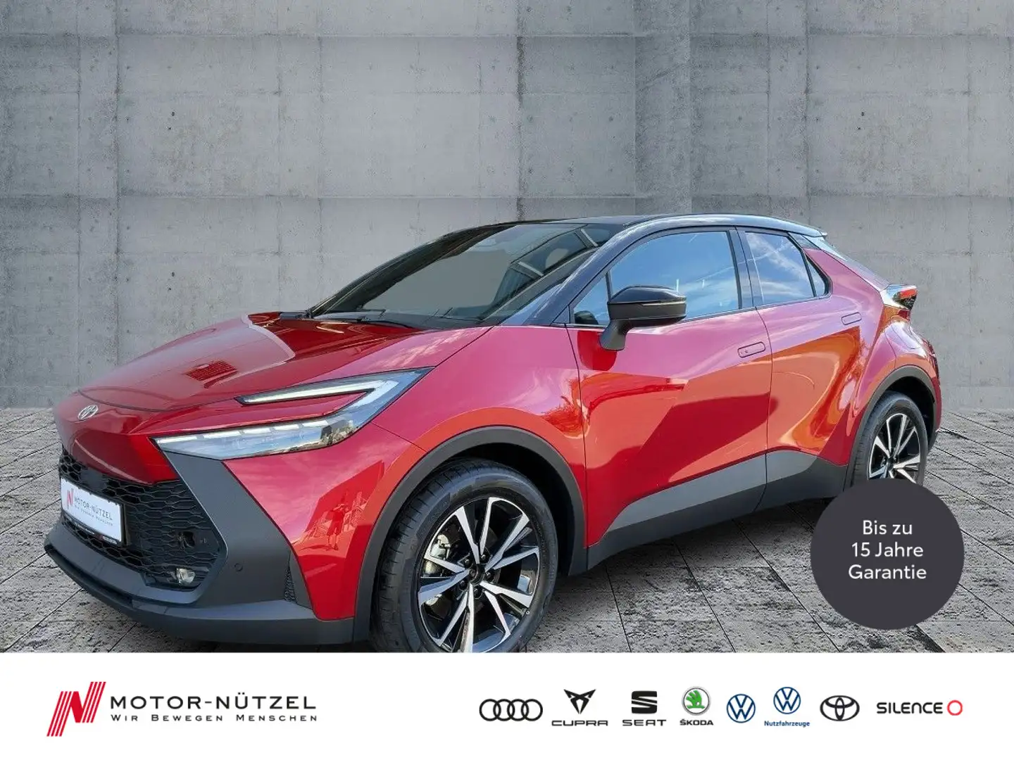 Toyota C-HR 2.0Hybrid TEAM D LED+NAV+ACC+SHZ+RFK+MFL+18 Rood - 1