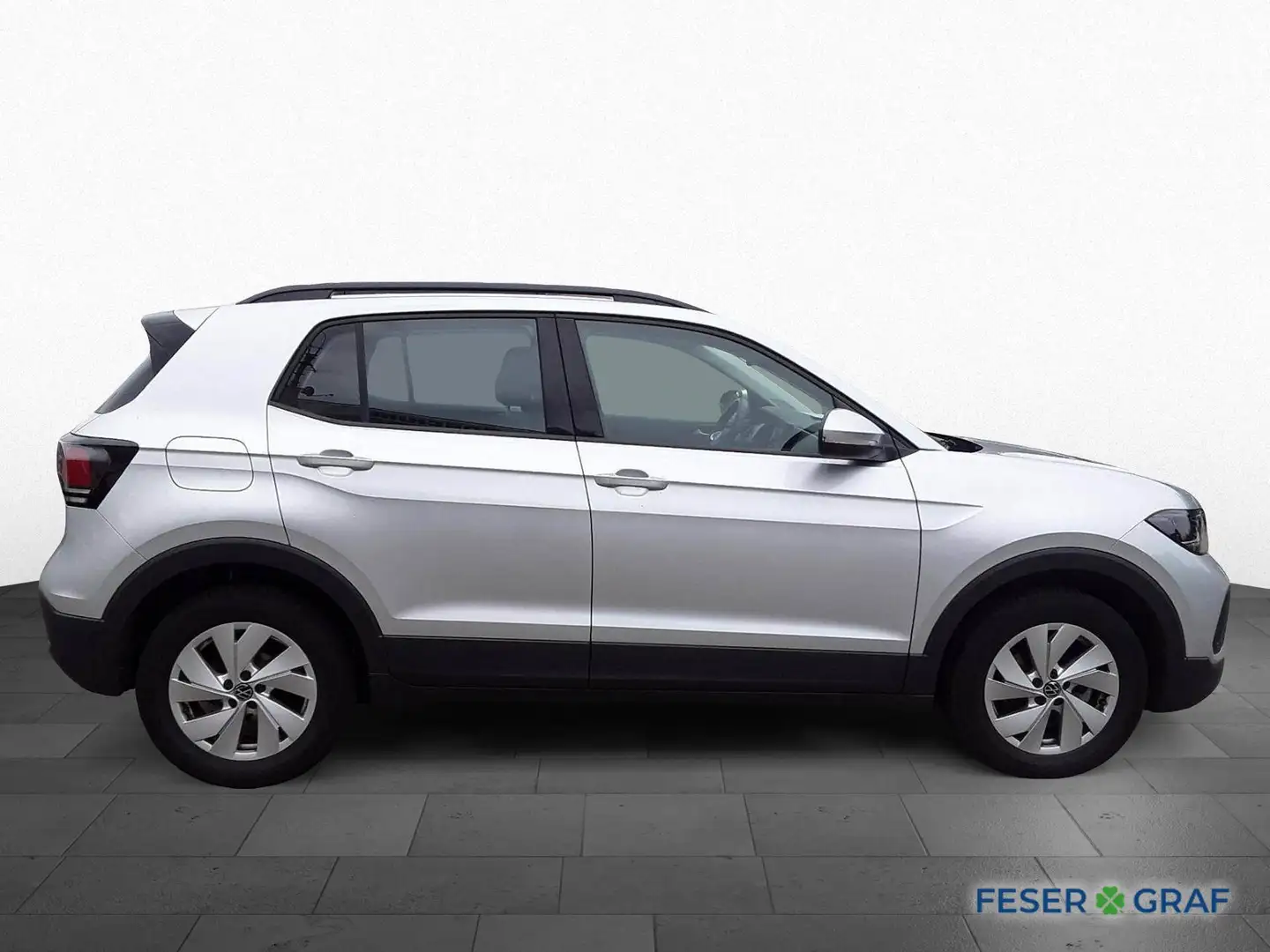 Volkswagen T-Cross 1.0 TSI DSG Life NAVI KAM APP ACC LED Silber - 2