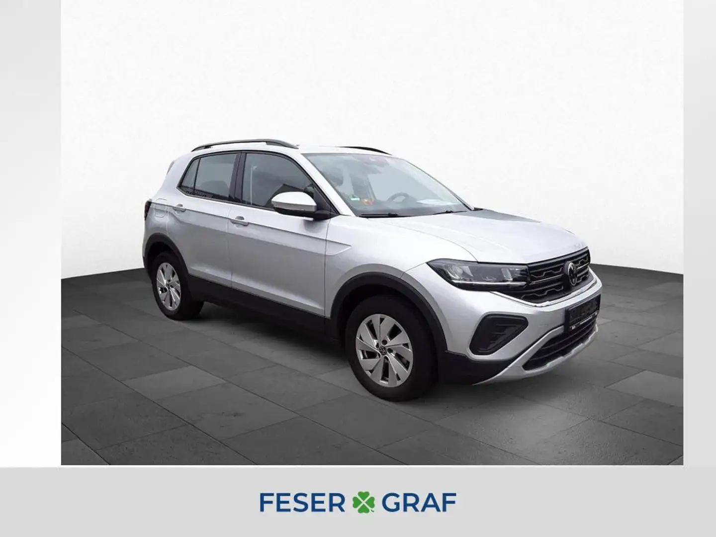 Volkswagen T-Cross 1.0 TSI DSG Life NAVI KAM APP ACC LED Silber - 1