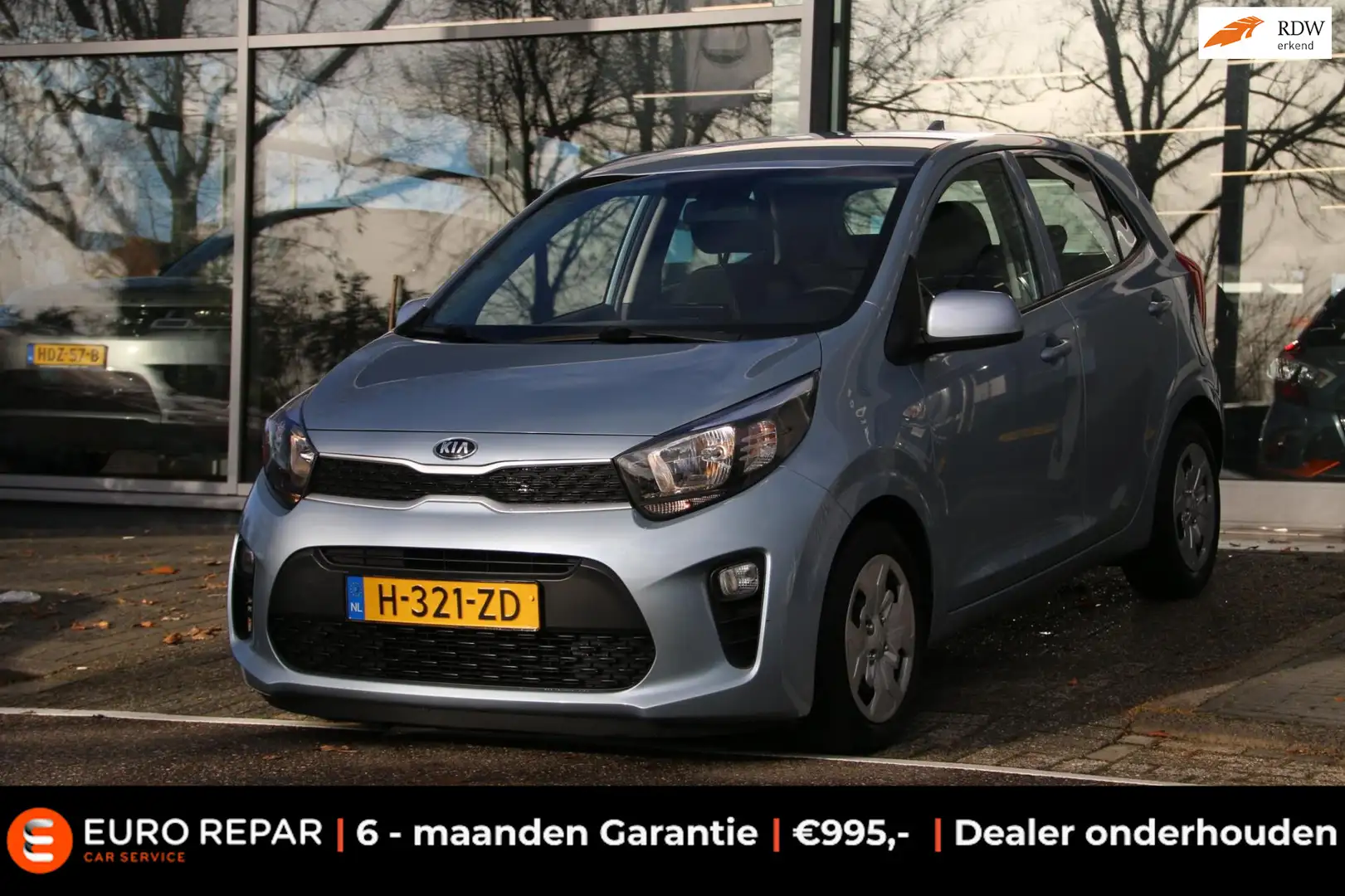 Kia Picanto 1.0 MPi ComfortPlusLine CAMERA AIRCO NL-AUTO NAP! Blauw - 1