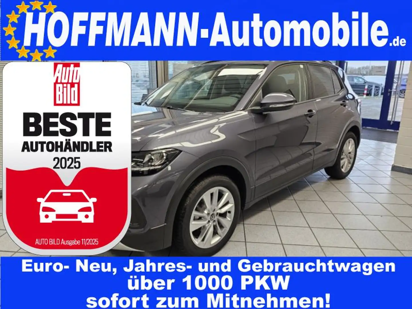 Volkswagen T-Cross Life Climatr,Sitzhzg.,Rückf.-kamera,Alu Gri - 1