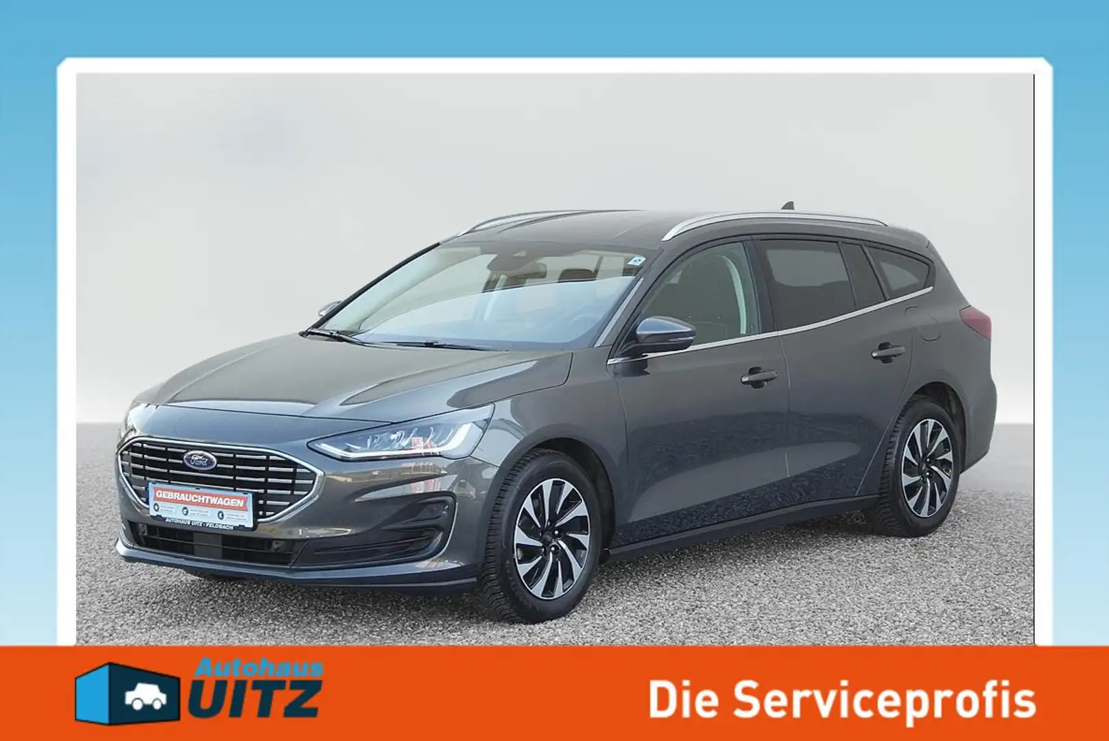 Ford Focus Traveller Titanium Autom. +AHK+Distr+Shz Gris - 1