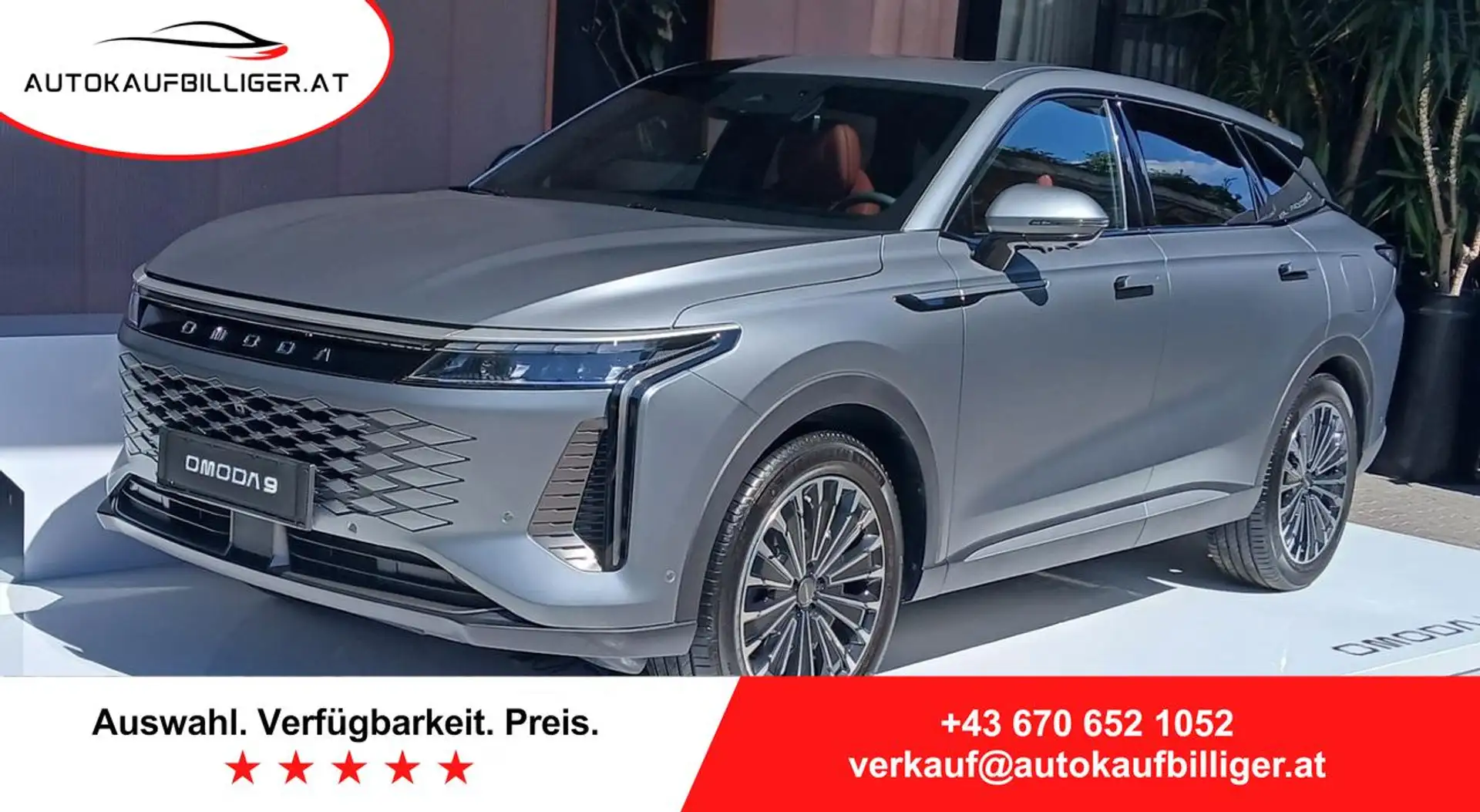 Omoda 9 1.5 PHEV Premium Line Grau - 1