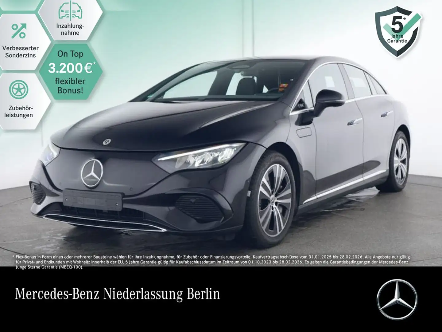 Mercedes-Benz EQE 300 Avantgarde WideScreen Pano LED Kamera PTS Noir - 1