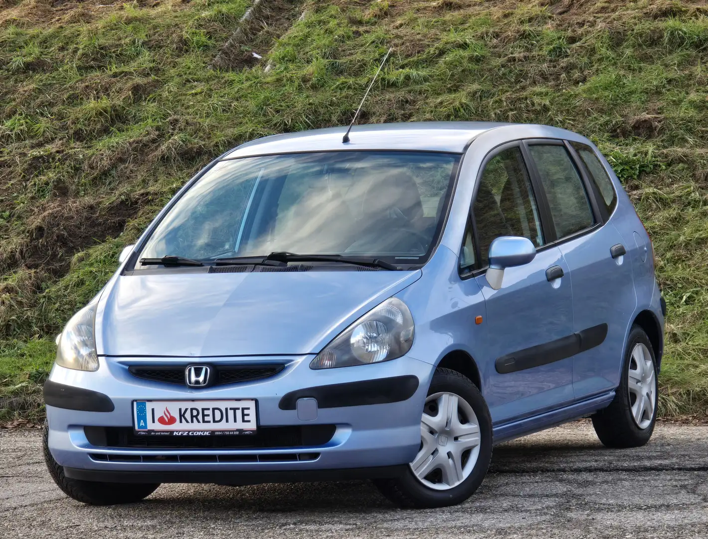 Honda Jazz 1.4 LS Top* Kredit* Automatik* 68.839 KM*Neuwertig Blau - 1
