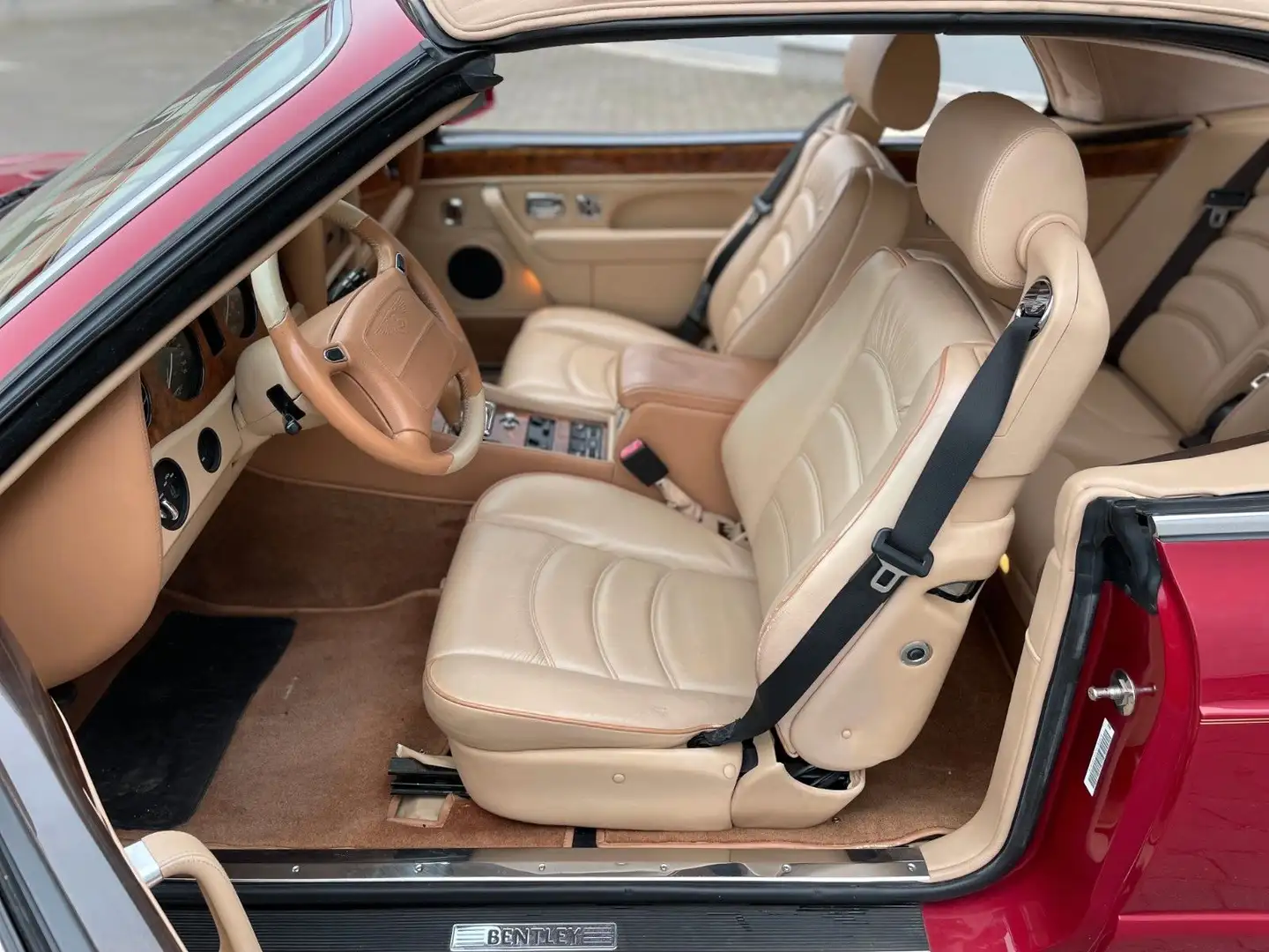 Bentley Azure AZURE CABRIOLET, SCHECKHEFT, MWST., TOP ZUSTAND Rot - 2