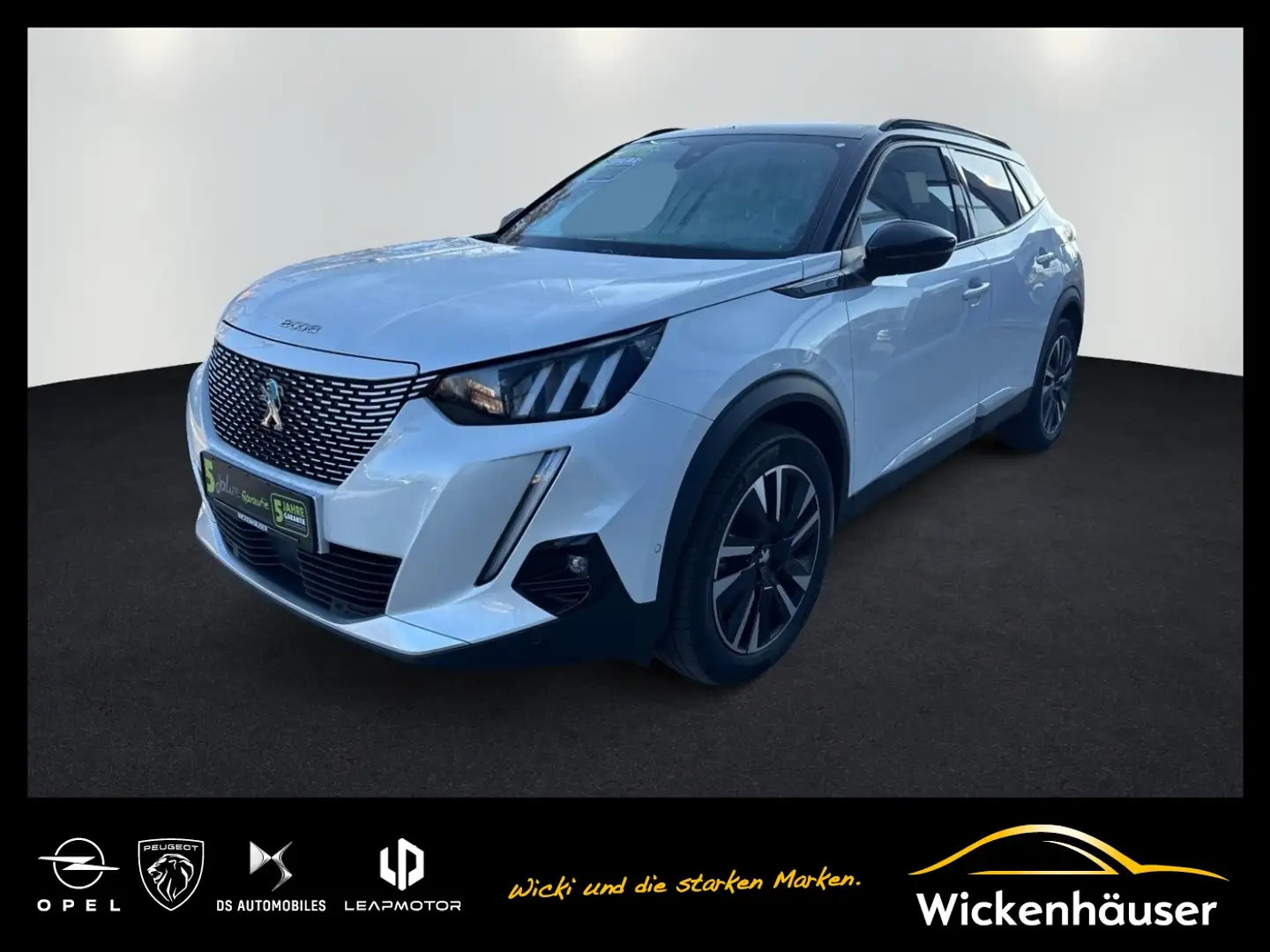 Peugeot e-2008 136 GT Rückfahrkamera mit 180° Weiß - 1