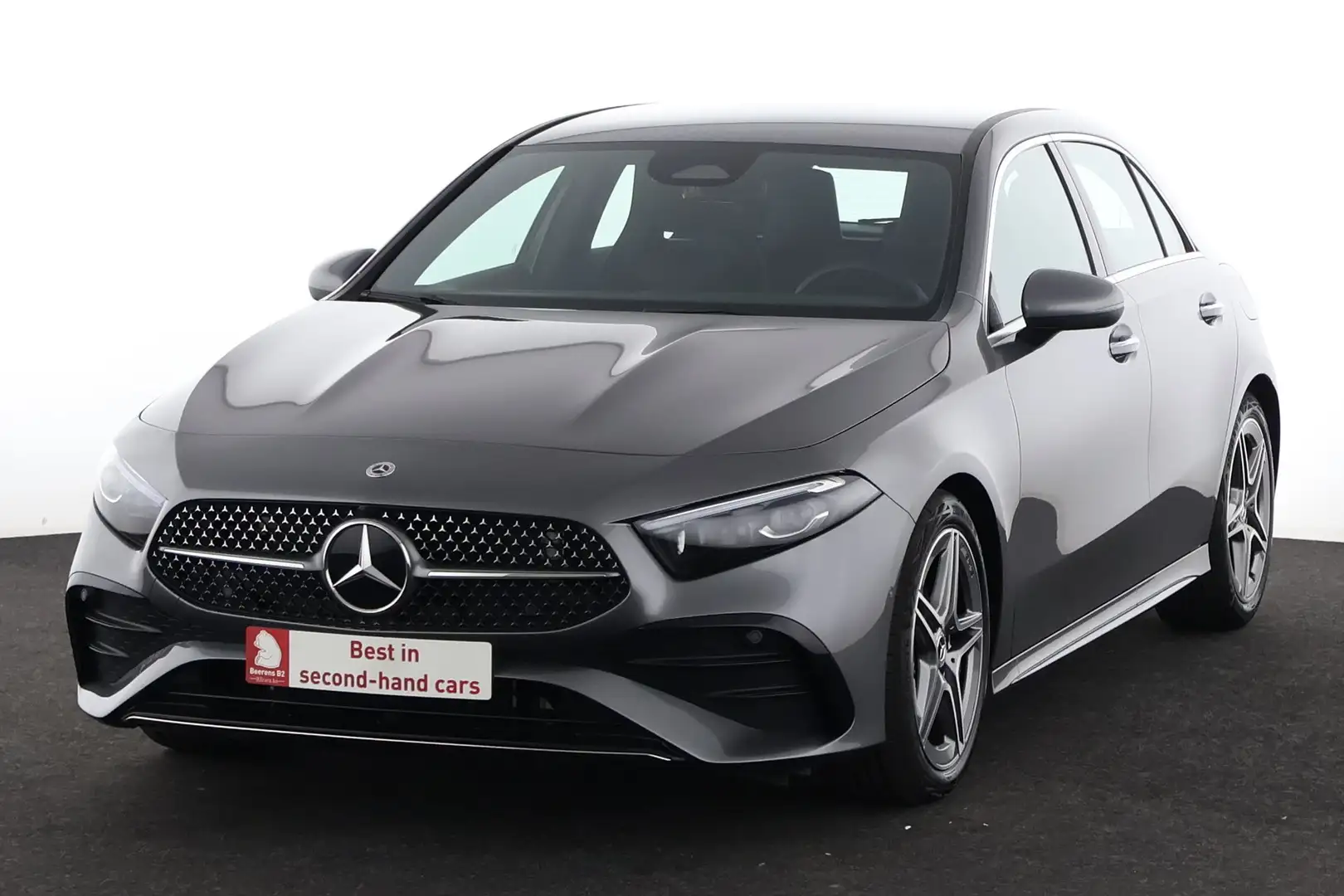 Mercedes-Benz A 200 IA AMG ADVANCE PLUS + GPS + CAMERA + PDC + LEDER/A Gris - 1