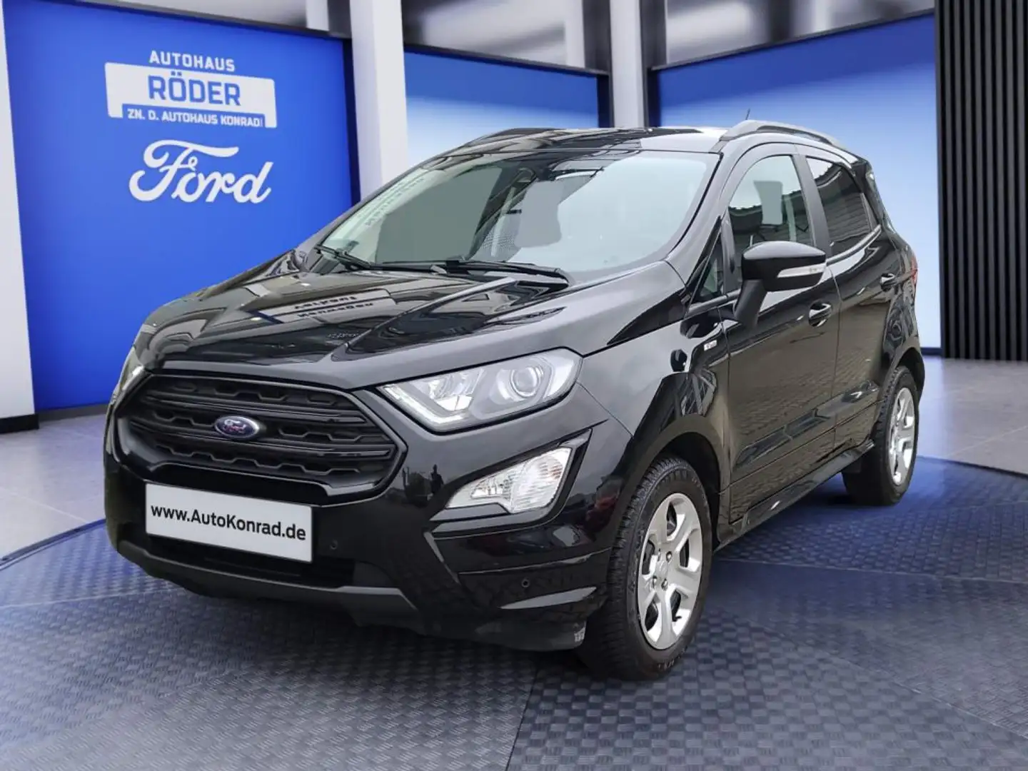 Ford EcoSport 1.0 EcoBoost ST-LINE Zwart - 1