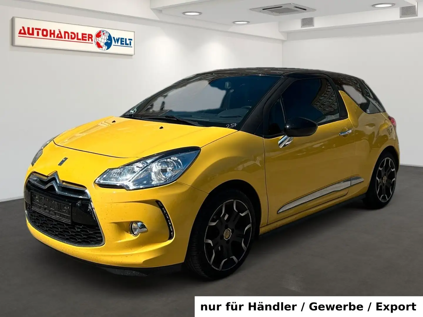 Citroen DS3 1.6 VTi Klimaautomatik PDC AHK Gelb - 1