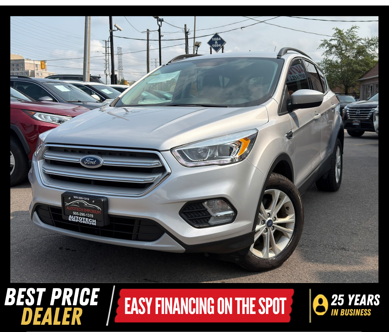 2019 Ford Escape SEL 4WD | Leather | Heated Seats | Dual Climate