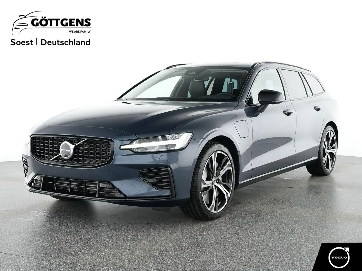 Volvo V60 T6 AWD Ultra DARK AHK BUSINESS 360° 19LM MASSA Blau - 1