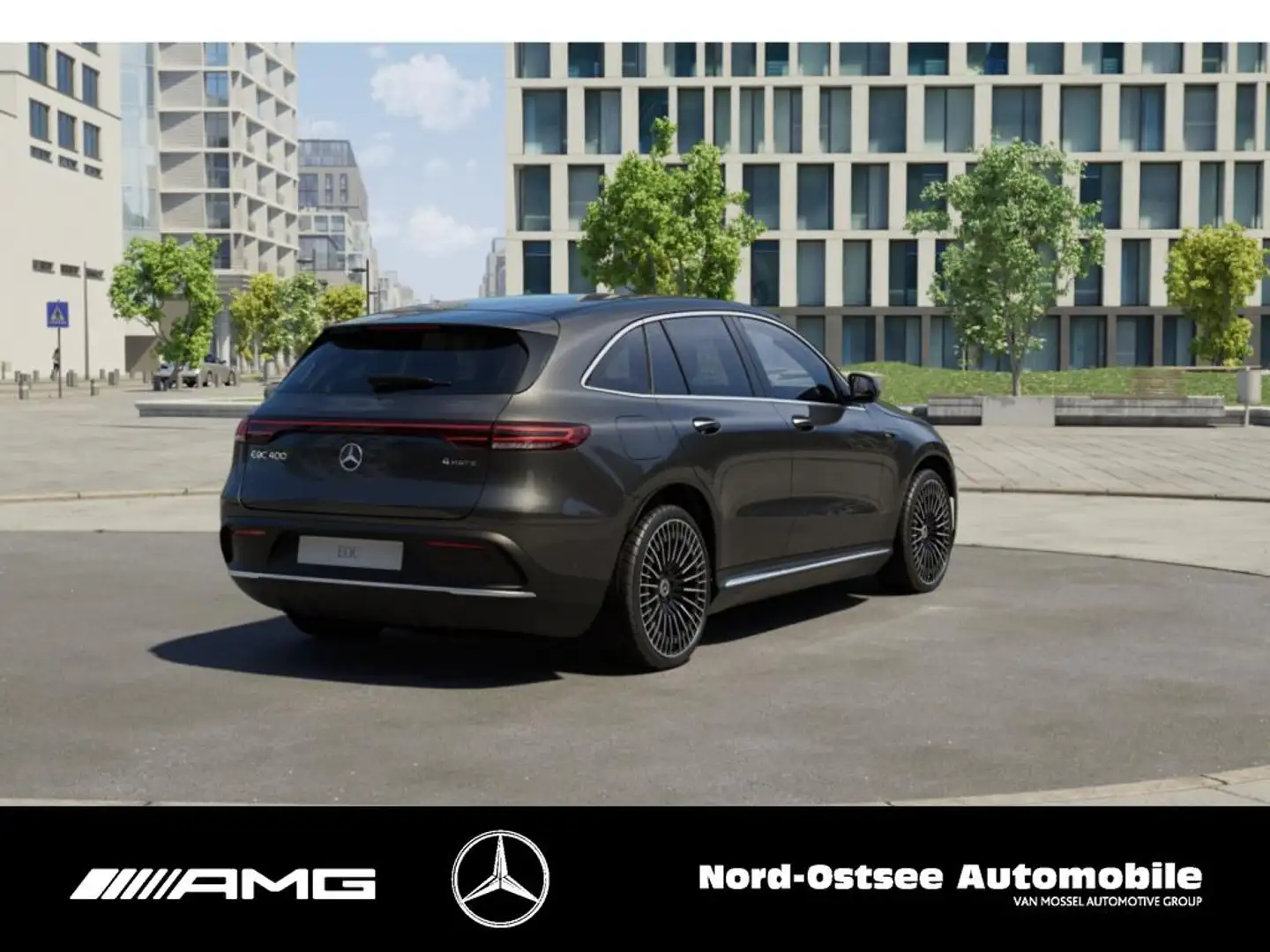 Mercedes-Benz EQC 400 4M AMG LINE SHZ KEYLESS PDC MULTIBEAM Gris - 2