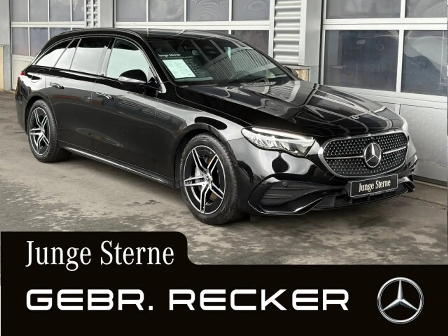 Mercedes-Benz E 220 E 220d T Night AMG Line Advanced AHK Distronic LED Zwart - 1