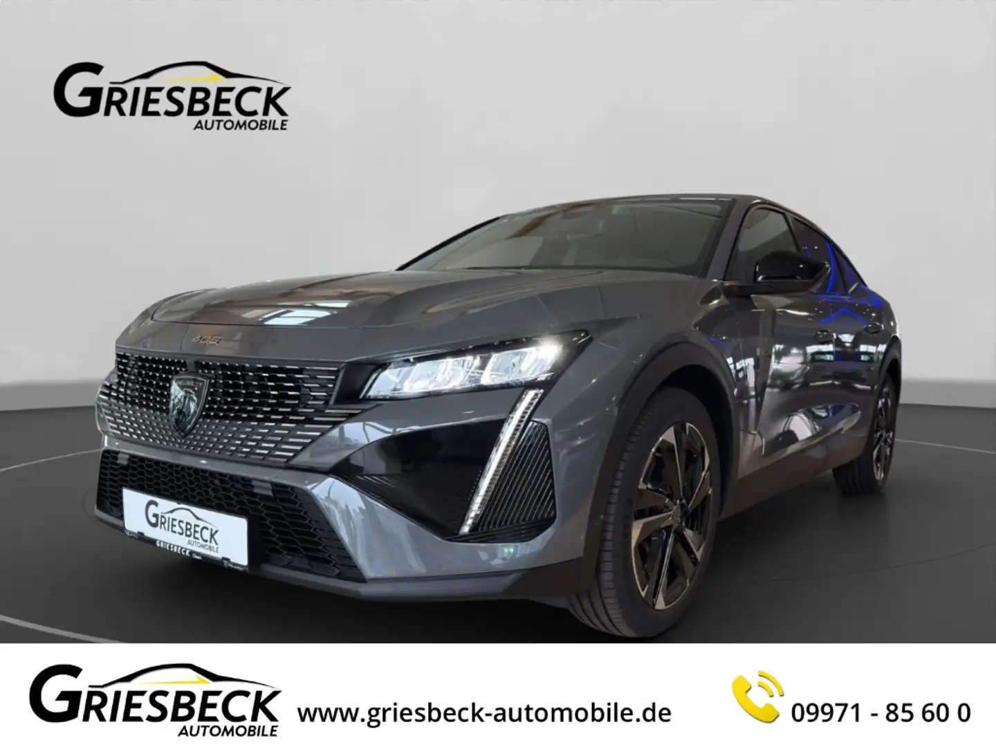 Peugeot 408 Hybrid 145 Allure 1.2 EU6e LED ACC Apple CarPlay A Grau - 1