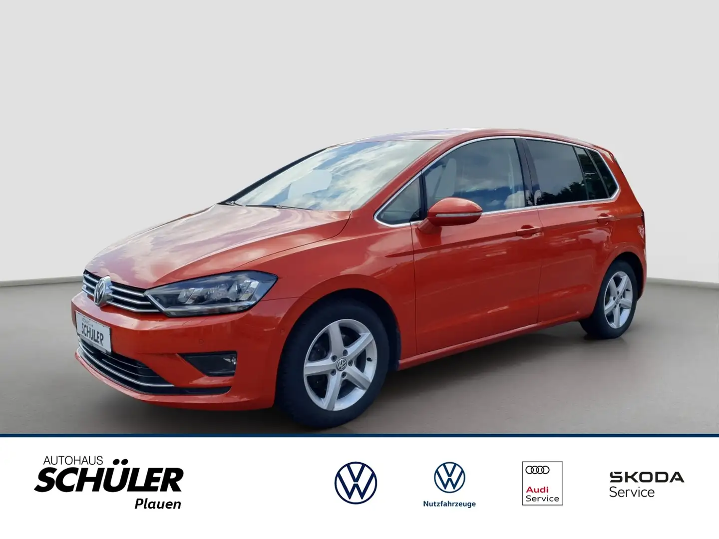 Volkswagen Golf Sportsvan 1.4TSI*HIGHLINE*XENON*NAV*L&S*EPH*MFA*SITZH Orange - 1