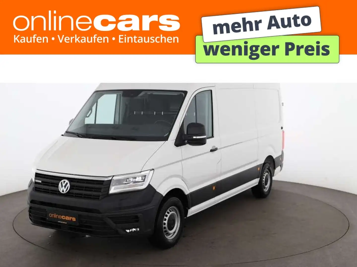 Volkswagen Crafter E 35 Kasten 36kWh Aut LED SITZHZG R-CAM Weiß - 1