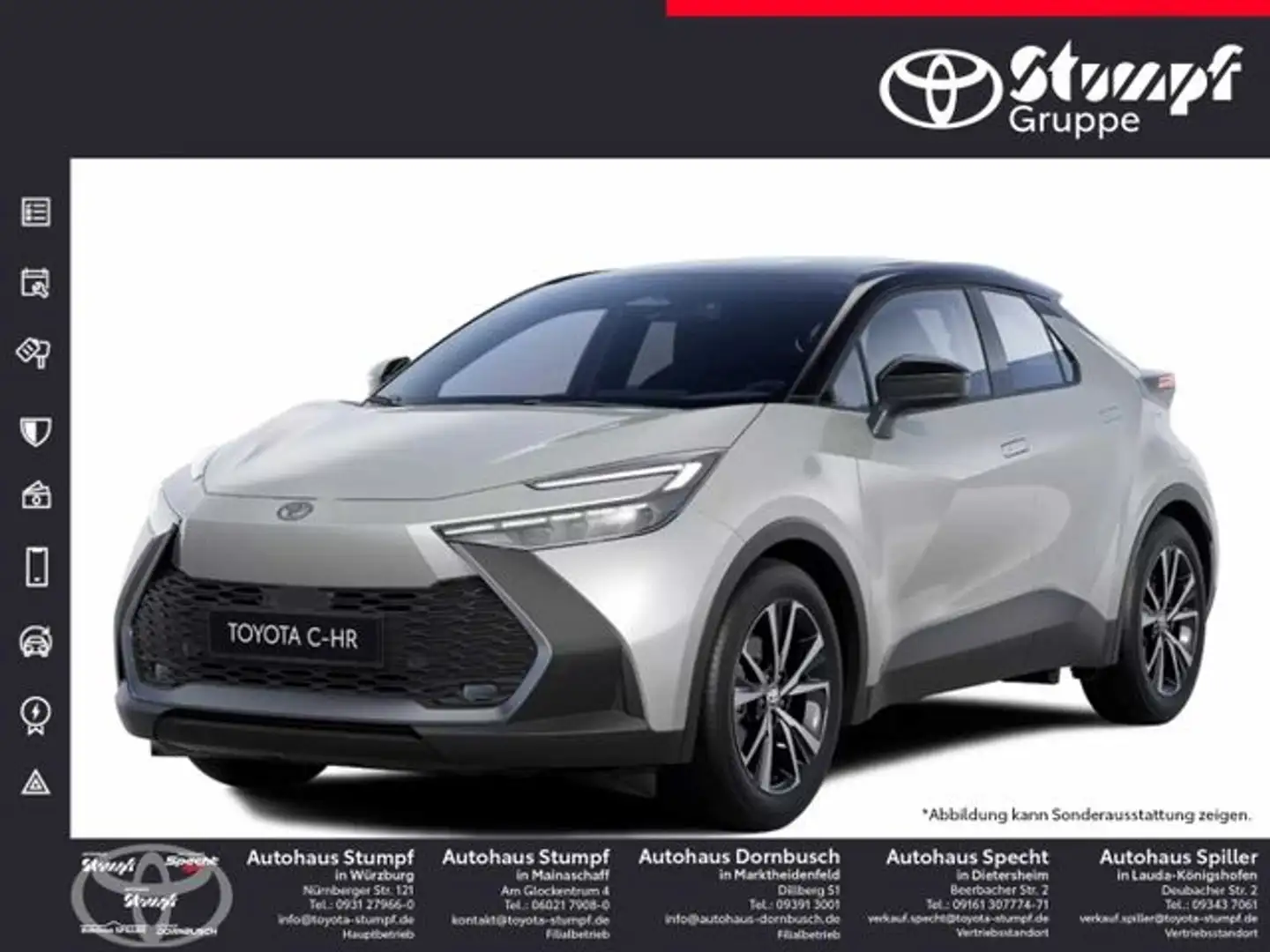 Toyota C-HR 2.0 Hybrid Teamplayer Technik-Paket Argent - 1