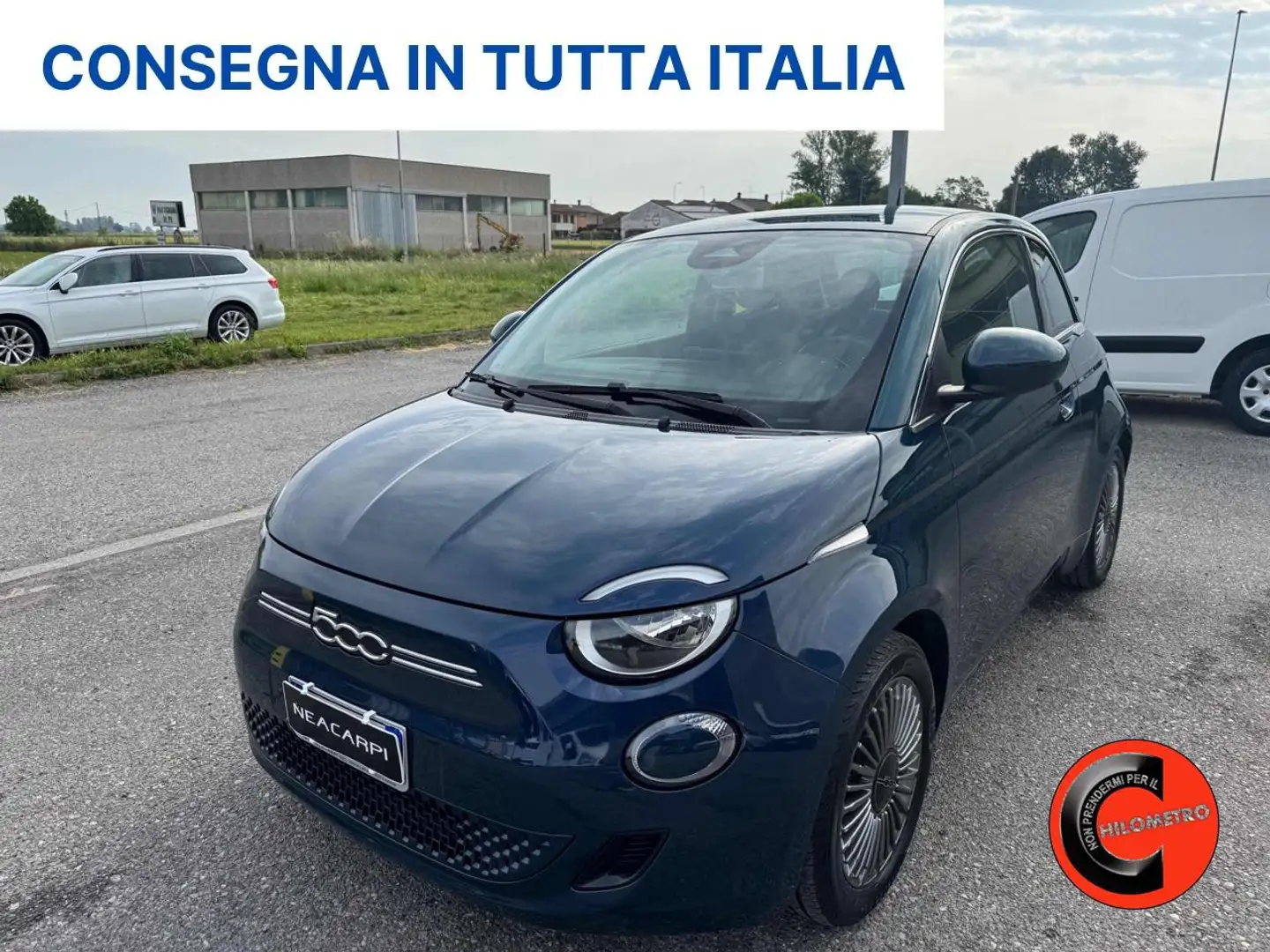 Fiat 500e ELETTRICA OPENING EDITION 44 kWh BELLISSIMA-FUULL- Blu/Azzurro - 1