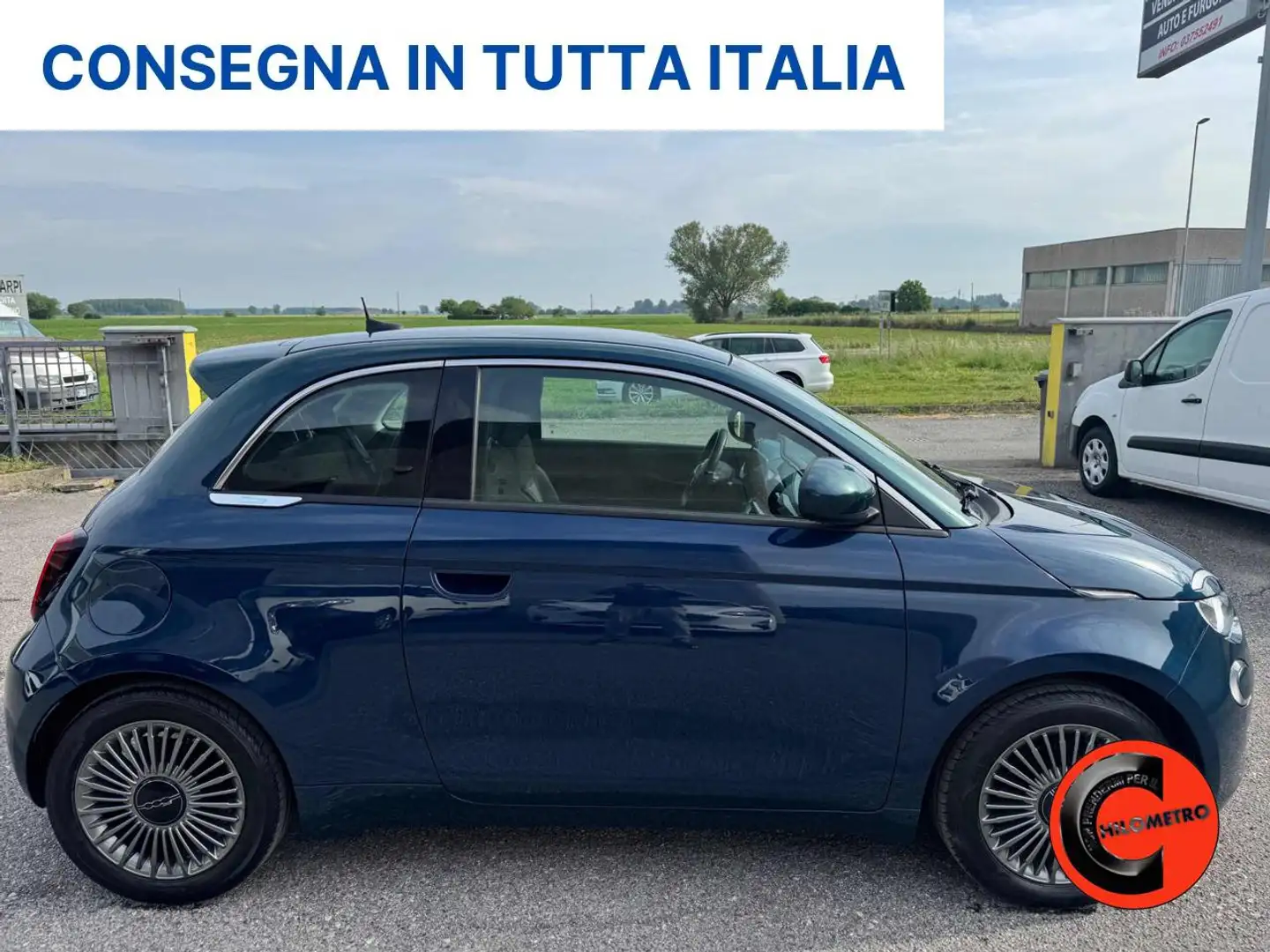 Fiat 500e ELETTRICA OPENING EDITION 44 kWh BELLISSIMA-FUULL- Blu/Azzurro - 2
