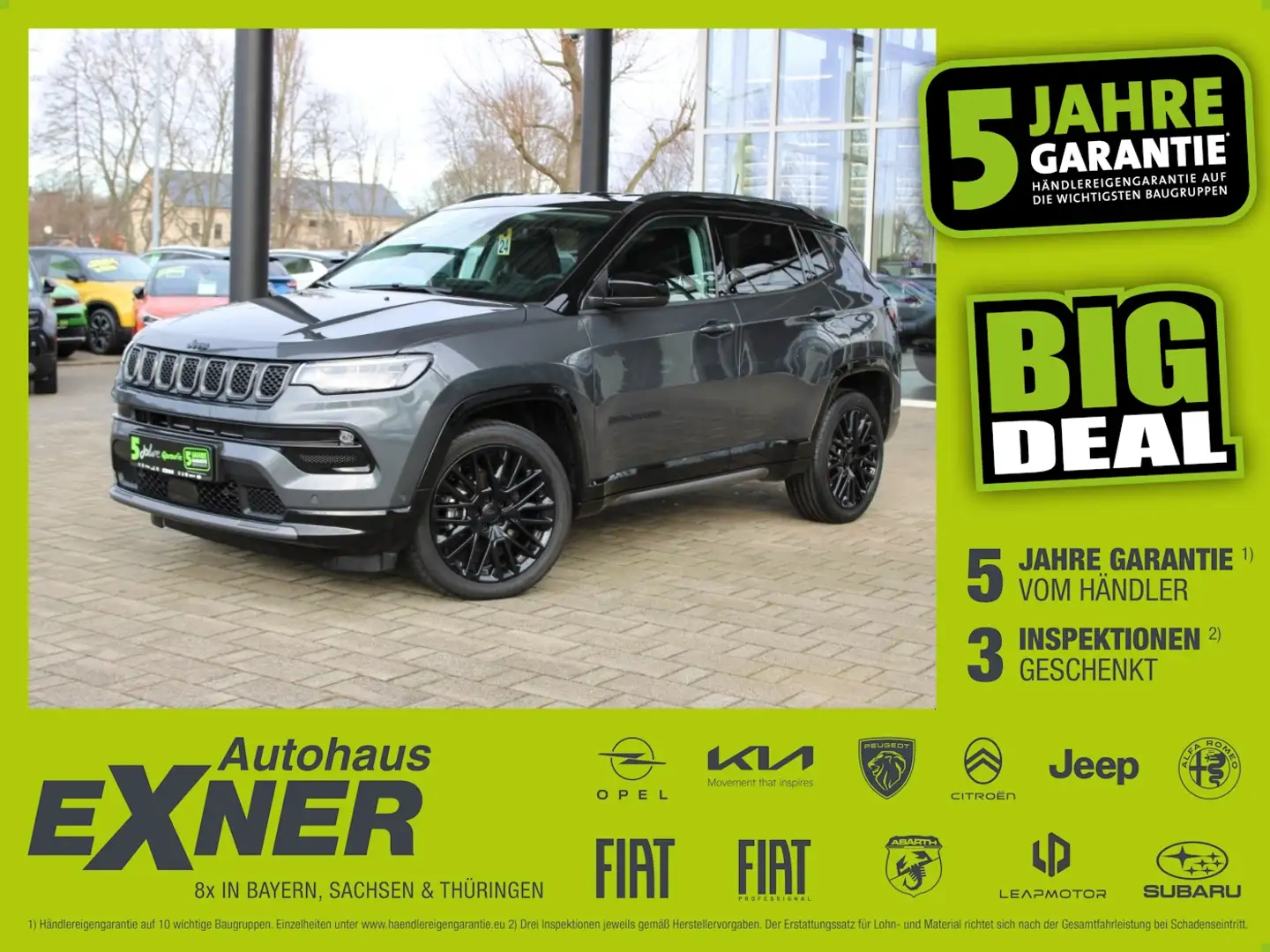Jeep Compass 1.5 MULTIAIR Mild Hybrid S LED, Navi, Grau - 1
