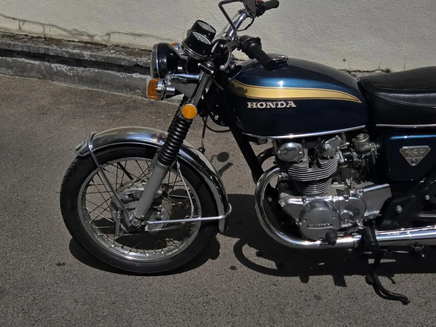 Honda CB 450 450 Blauw - 2
