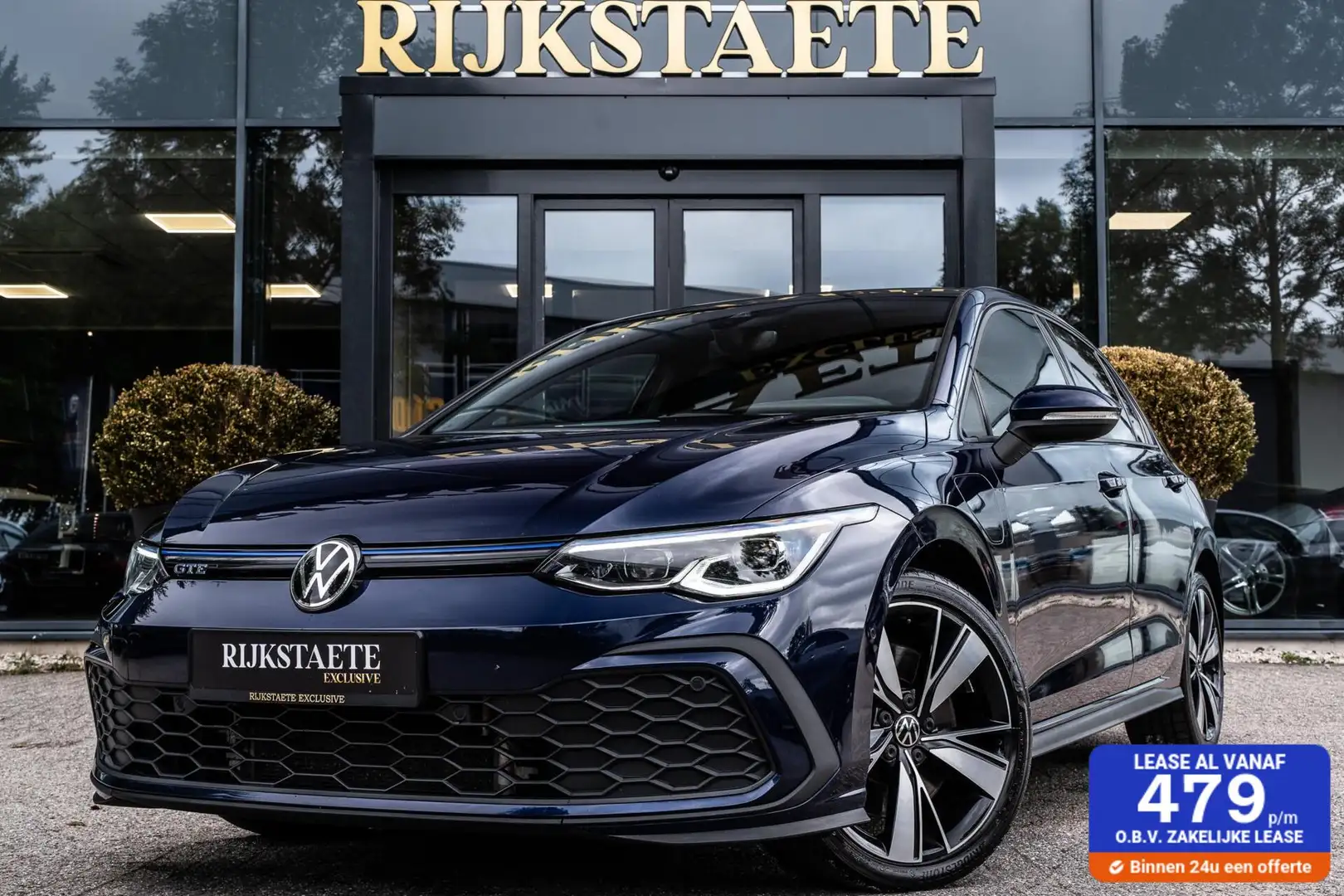 Volkswagen Golf GTE 1.4 TSI|245 PK|PANO|ACC|TREKHAAK|CARPLAY Blauw - 1