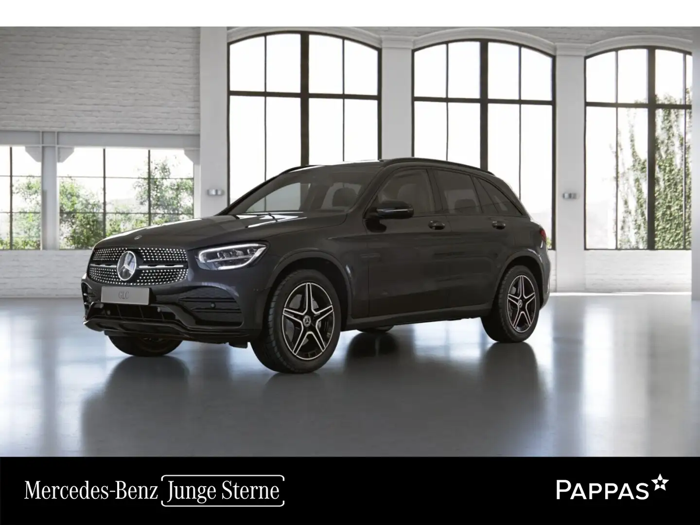 Mercedes-Benz GLC 220 d 4MATIC Navi Cam AUT Wide AHK LED SHZ Grau - 1
