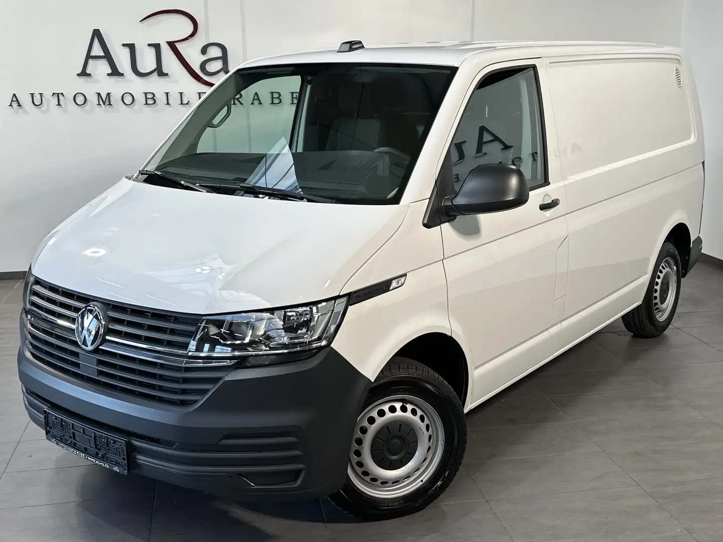 Volkswagen T6 Transporter 2.0 TDI Kasten NAV+AHK+SHZ+PP+TEMPO Weiß - 1