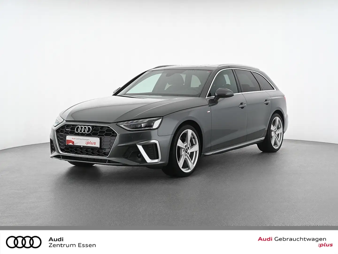 Audi A4 Avant 40 TFSI quattro S-LINE S-TRONIC LED AHK PA Grijs - 1