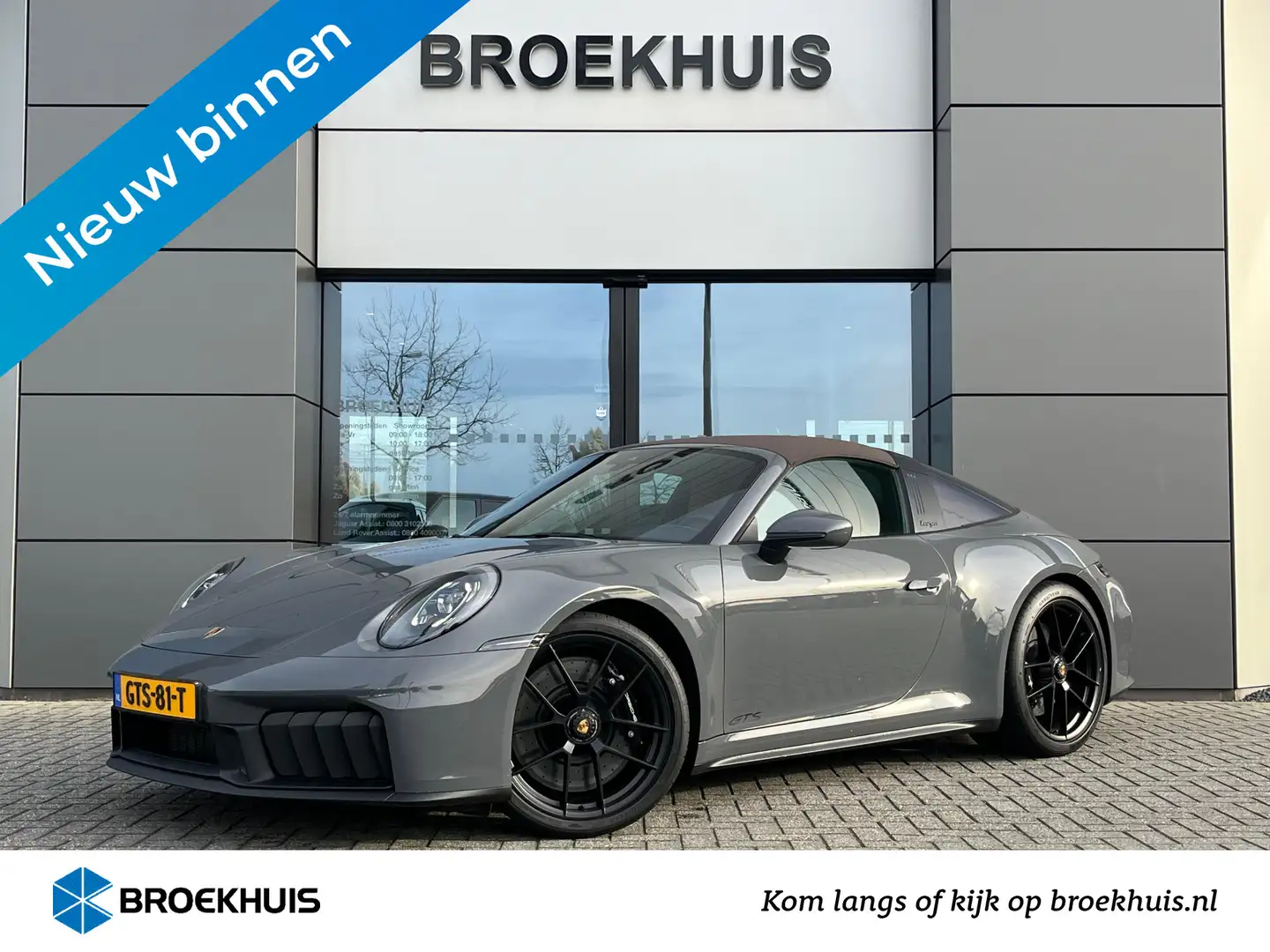 Porsche 992 3.6 T-Hybrid Targa 4 GTS | Club leder | Bose | Spo Gris - 1