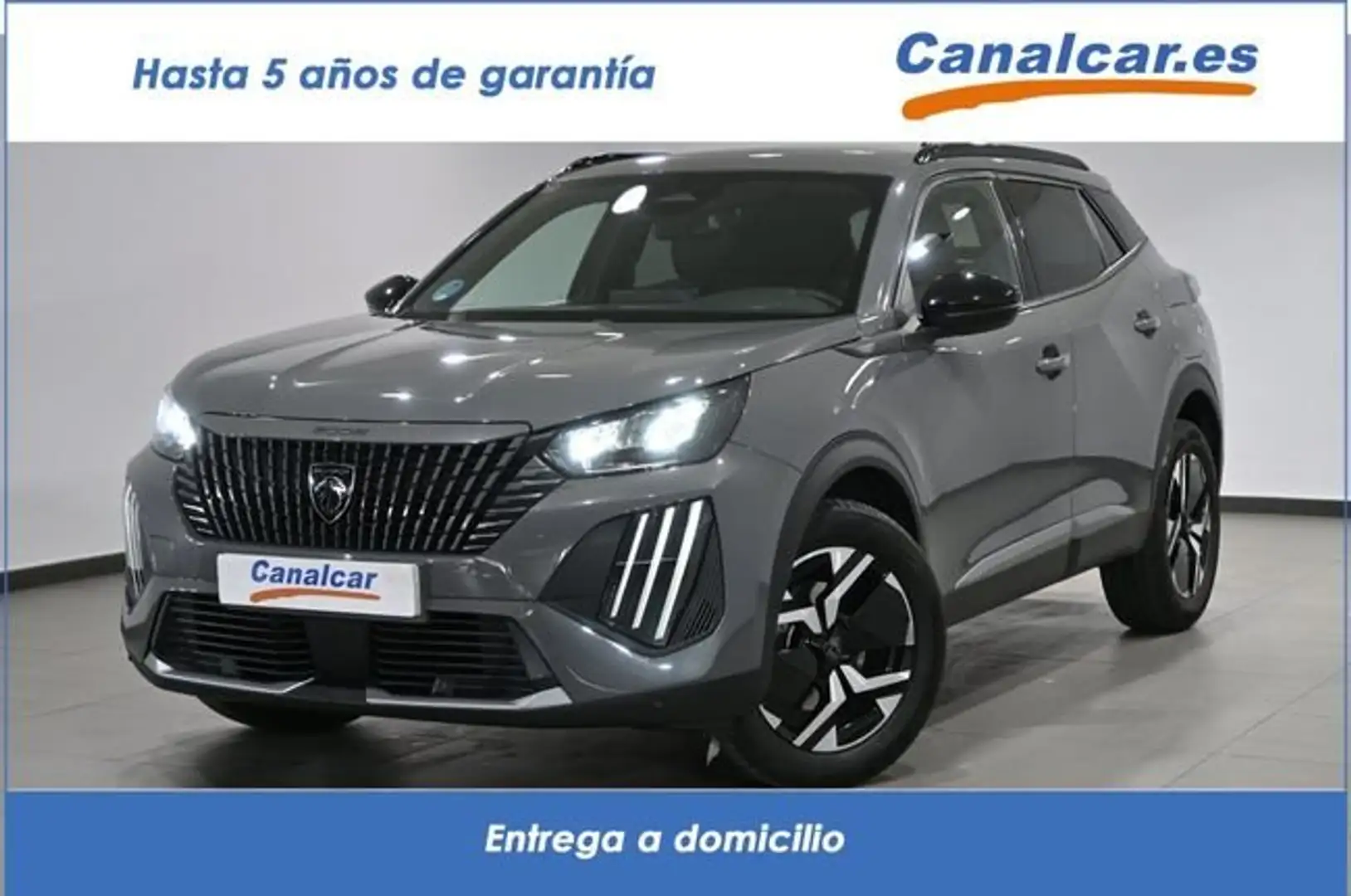 Peugeot 2008 Allure Hybrid 136 e-DCS6 Gris - 1